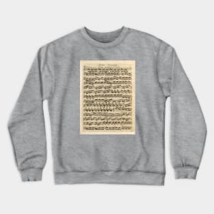 Vivaldi | Summer | Original handwritten score by Antonio Vivaldi | The four Seasons Crewneck Sweatshirt